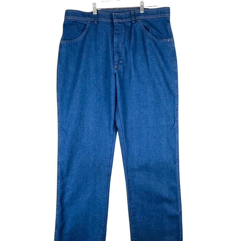 Vintage Wrangler Jeans Mens 38x32 Blue Regular Fit Straight‎ Leg Denim Outdoor